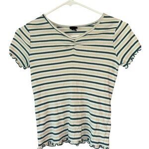 Girls Art Class striped tee Large 10/12